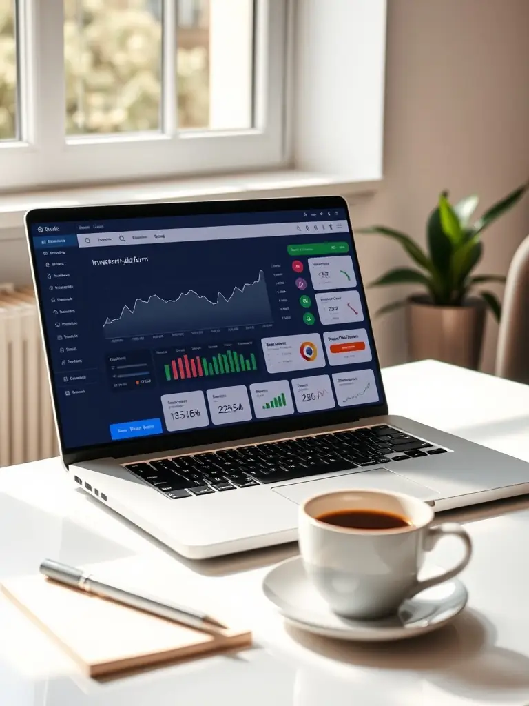A screenshot of an investment planning resource, showing different investment options and their potential returns.